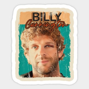 art drawingbilly currington vintage Sticker